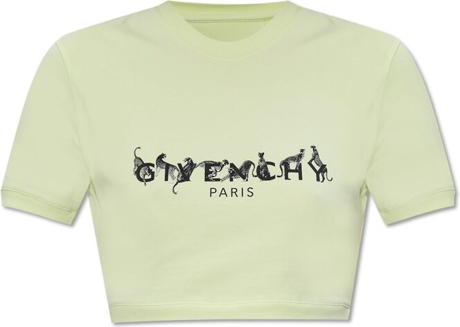 Givenchy Pastel Pink Cotton Crop-top - ShopStyle