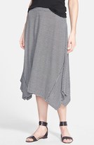 Thumbnail for your product : Eileen Fisher Stripe Organic Linen Skirt (Regular & Petite)