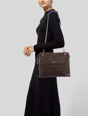Chanel Vintage CC Shoulder Bag Brown Vintage CC Shoulder Bag