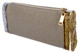 Thumbnail for your product : Edie Parker Soft Lara Canvas Clutch