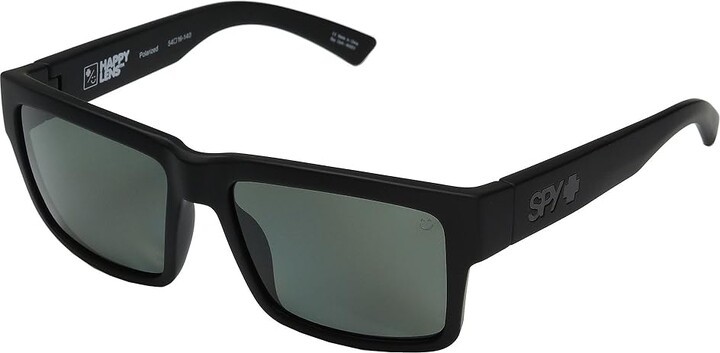 Spy Optic Montana Fashion Sunglasses Soft Matte Black/Happy Gray/Green Polar Grilamid Frames/Polycarbonate