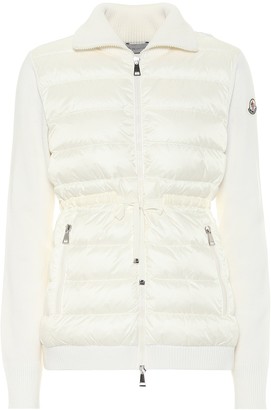 Moncler Down and wool jacket