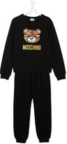 Thumbnail for your product : MOSCHINO BAMBINO TEEN logo two-piece tracksuit set