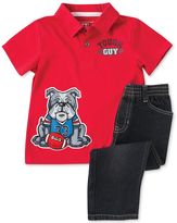 Thumbnail for your product : Kids Headquarters Toddler Boys' 2-Piece Dog Polo & Jeans