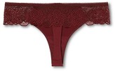 Thumbnail for your product : Gilligan & O Women's Lace Hipster Thong - Gilligan & O'Malley
