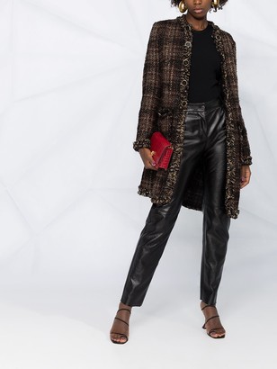 Dolce & Gabbana Button-Front Short Tweed Jacket
