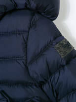 Thumbnail for your product : Il Gufo bow embellished padded coat