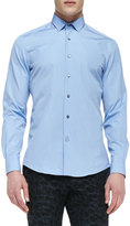 Thumbnail for your product : Lanvin Solid Woven Poplin Shirt, Light Blue