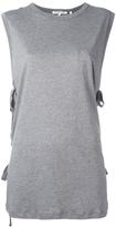 Helmut Lang lace-up laterals sleeveless T-shirt