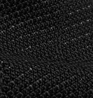 Canali 6.5cm Knitted Metallic Silk Tie