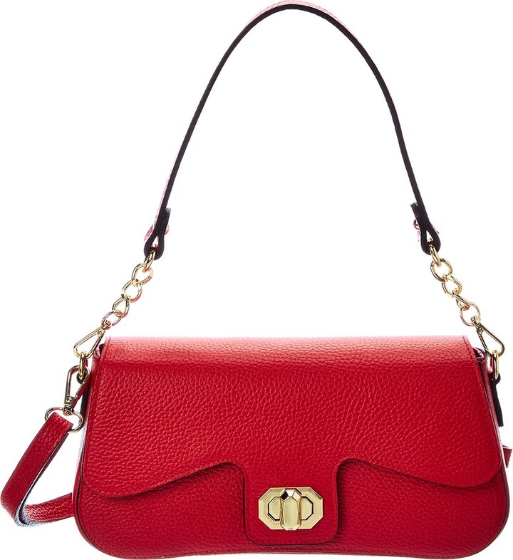 Italian Leather Shoulder Bag ShopStyle