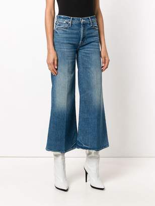 Mother The Stunner Roller high waist cropped flare jeans