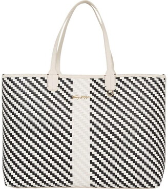 Tommy Hilfiger Iconic Tommy Tote Woven - ShopStyle