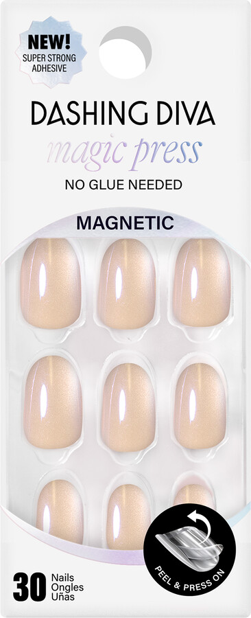 DASHING DIVA Magic Press Premium Press-On Nails Milky Champagne