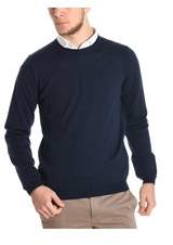 Gallo Men's Blue Wool Sweater.