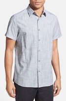 Thumbnail for your product : Kenneth Cole Reaction Kenneth Cole New York Regular Fit Short Sleeve Slub Sport Shirt