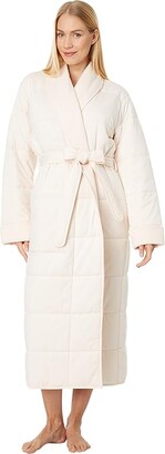Skin Sierra Cotton Duvet Robe (Pearl Pink) Women's Clothing - ShopStyle