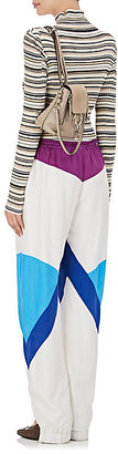 Chloé Women's Colorblocked Silk Track Pants