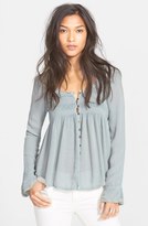 Thumbnail for your product : Free People 'Blue Bird' Smocked Tunic