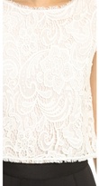 Thumbnail for your product : Rachel Zoe Nigel Lace Shell Top