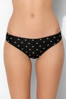 Thumbnail for your product : Urban Outfitters Printed Lace-Back Thong