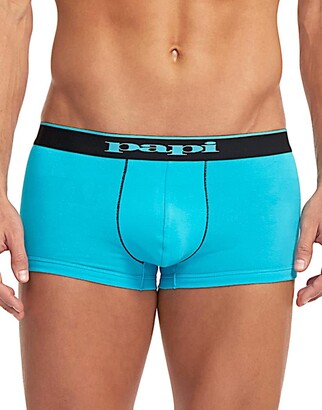 Papi Stylish Brazilian Solid and Print Trunks (3-Pack of Men's
