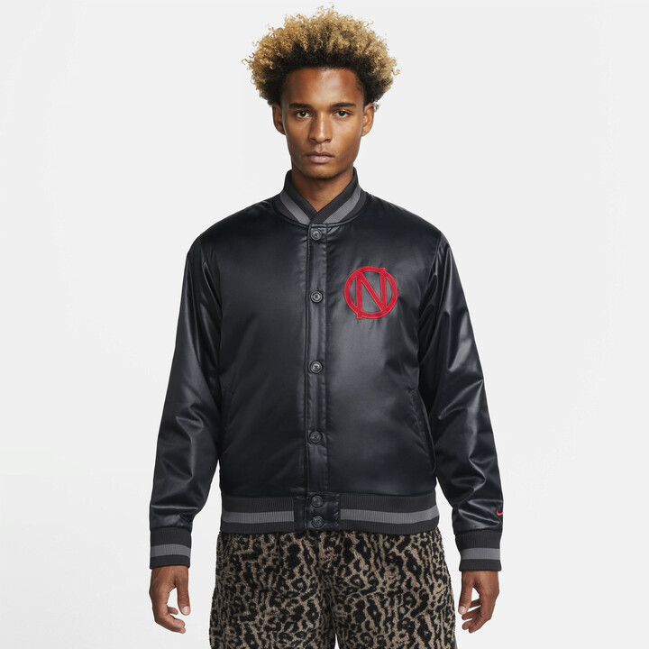 Nike Men's Premium Basketball Jacket in Black - ShopStyle