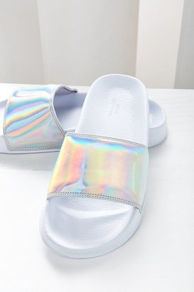 Urban Outfitters Holographic Pool Slide