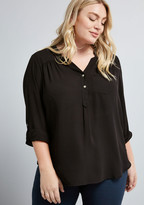 Thumbnail for your product : No Brand Shown Pam Breeze-ly Long Sleeve Tunic
