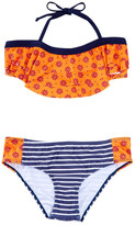 Thumbnail for your product : Sweet Lola Ruffle Top Bikini & Sarong Set (Toddler Girls & Little Girls)