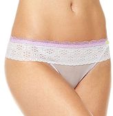 Thumbnail for your product : JCPenney Cosmopolitan Ornamented Lacy Thong Panties