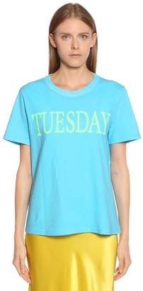 Alberta Ferretti Tuesday Cotton Jersey T-Shirt