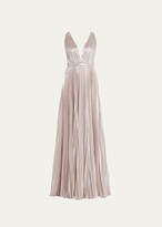 Thumbnail for your product : J. Mendel Lame Hand Pleating Gown