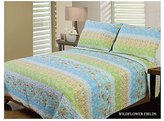 Thumbnail for your product : Melange Home Wildflower Fields Quilt Set King