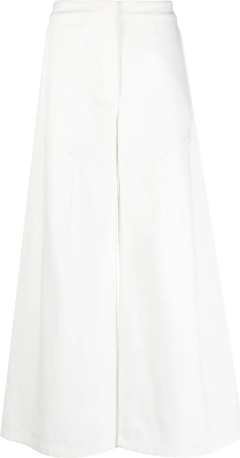 Jil Sander Wide-Leg Cotton Trousers