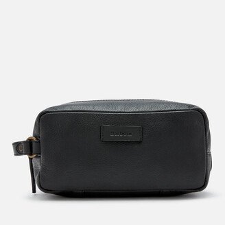 Barbour Men's Compact Leather Wash Bag - ShopStyle Briefcases