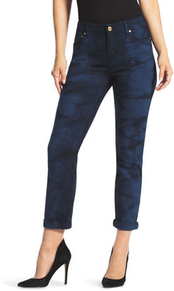 Chico's Girlfriend Tie-Dyed Crop Jeans