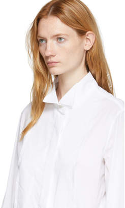 Ann Demeulemeester White Cotton Shirt