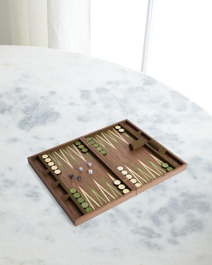 L'OBJET Fortuny Backgammon Set