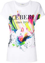 Thumbnail for your product : Iceberg logoed rose T-shirt