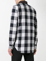 Thumbnail for your product : Christian Dior polo collar checked shirt