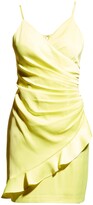 Thumbnail for your product : Aidan by Aidan Mattox Sleeveless Ruched Dress w/ Ruffle