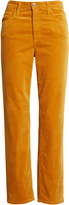 Thumbnail for your product : AG Jeans The Isabelle High Waist Ankle Straight Leg Velveteen Jeans