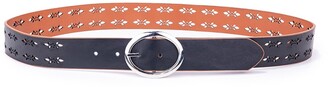 Linea Pelle Perforated Reversible Leather Belt