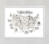 Thumbnail for your product : Pottery Barn Kids Minted Pirate Map Wall Art by Jessie Steury