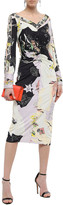 Thumbnail for your product : Emilio Pucci Ruched Printed Jersey Midi Dress