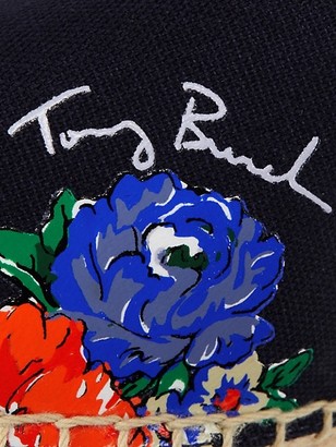 Tory Burch Cap-Toe Polka Dot & Floral Espadrilles