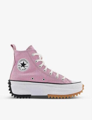 pink converse mens high tops
