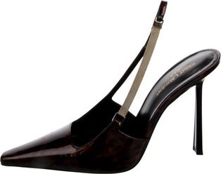 Saint Laurent Patent Leather Slingback Pumps
