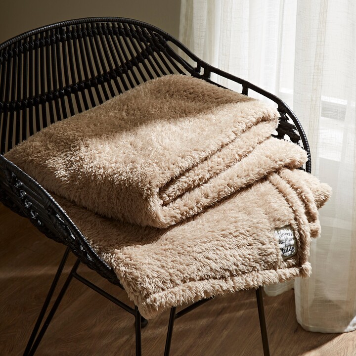 Teddy Bear Throw Brown ShopStyle